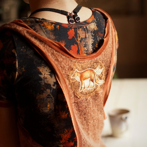 UPCYKLING vesta "Foxie" — foto 5