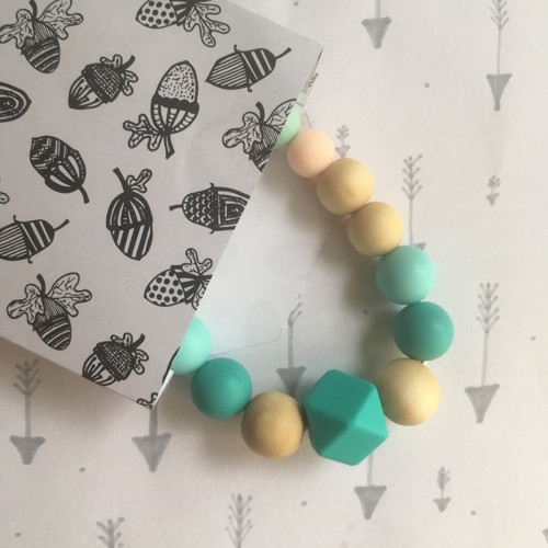 Kousací korále Amo turquoise — foto 3