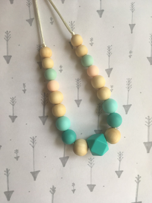 Kousací korále Amo turquoise — foto 2