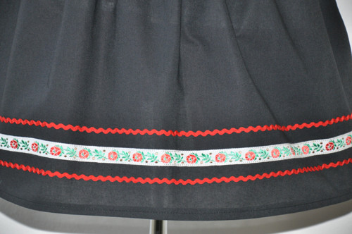 FOLKLÓRNÍ SUKÝNKA - černá — foto 3