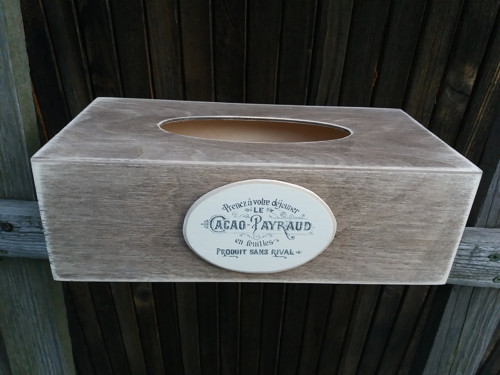 Krabička na kapesníčky - hnědá 150 — foto 2