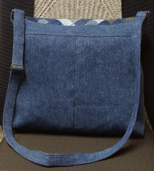 Crossbody riflová - Kabelka "A8" — foto 2