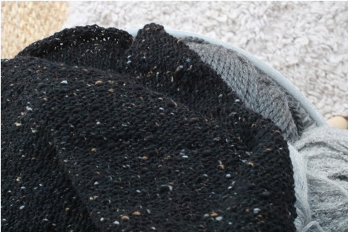 Nákrčník / měkké merino / černá — foto 5