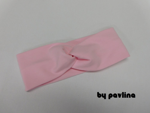 Dívčí čelenka - Světle růžová — foto 3