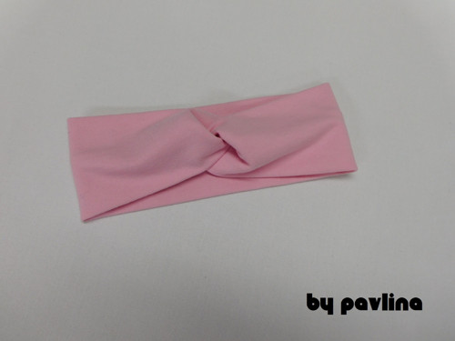 Dívčí čelenka - Světle růžová — foto 2