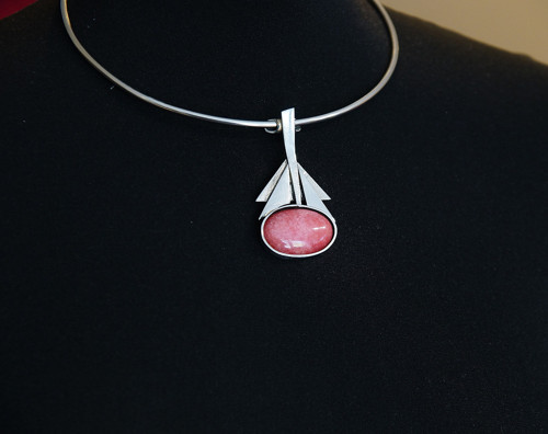 Nerezový náhrdelník..." Pink future " — foto 3