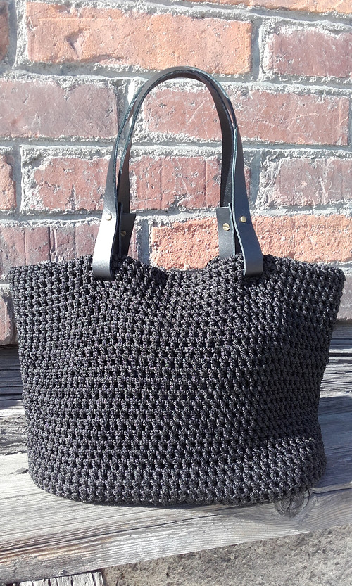 Kabelka háčkovaná "nera" — foto 6