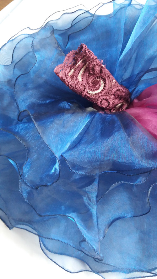 Modrofialové šatičky pro Barbie — foto 3