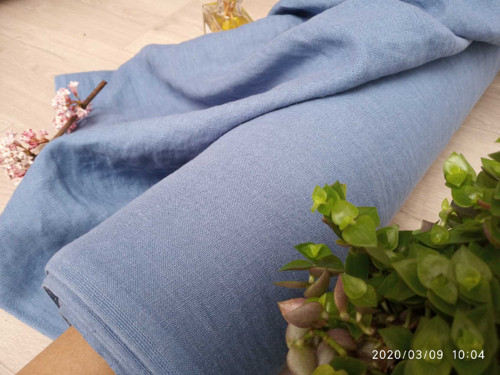 Odstín MEDIUM STEEL BLUE ..100% len metráž — foto 2