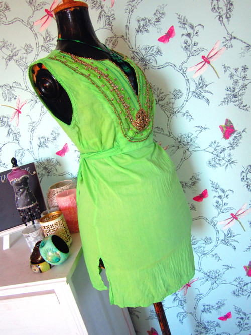 Boho jupénka v zeleni jarní — foto 3