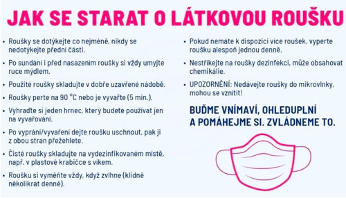 Rouška bavlněná sada 2 ks — foto 2