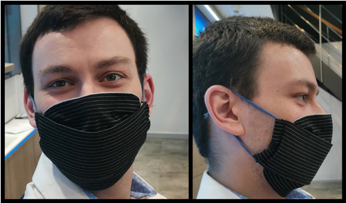Bavlněná 3D rouška — foto 3