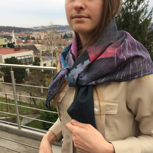 Bavlněný šátek- trojcípý — foto 5