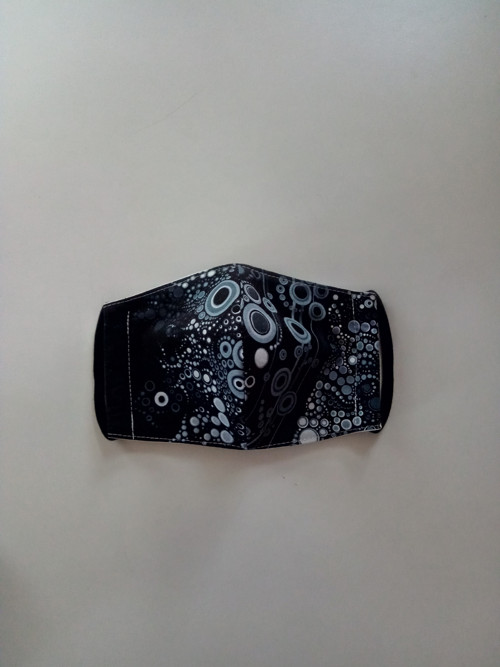 Bubliny Ebony ... bavlněná rouška — foto 3
