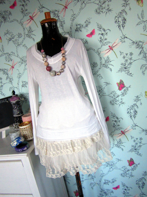 Sukénka shabby v krajkoví — foto 2