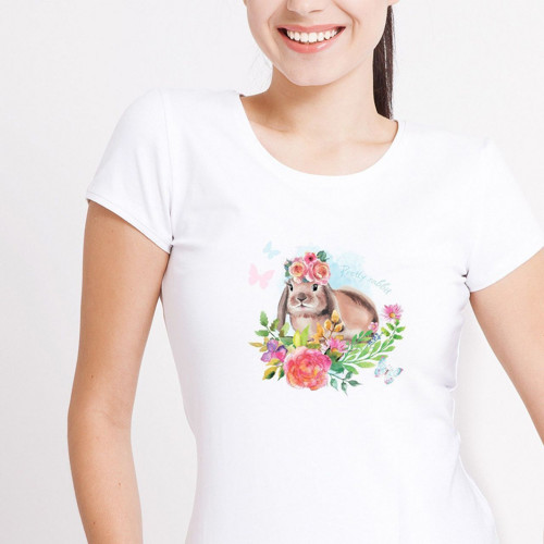 Nažehlovací obrázek "Pretty rabbit", termo — foto 4