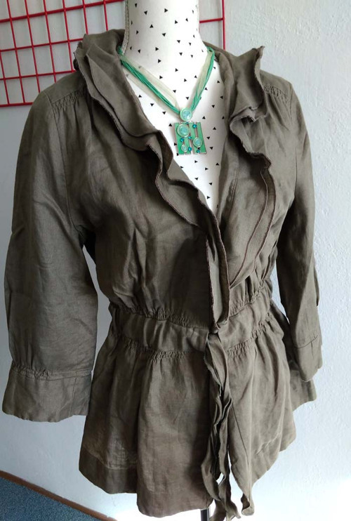 LEN ve khaki - vel. "M" - "XL" — foto 2