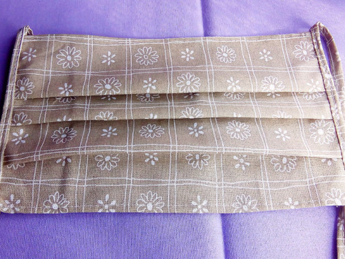 Textilní Rouška S Květinkami — foto 4