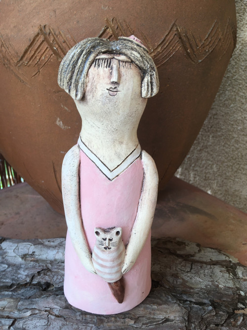 Dívka s kočičkou — foto 4