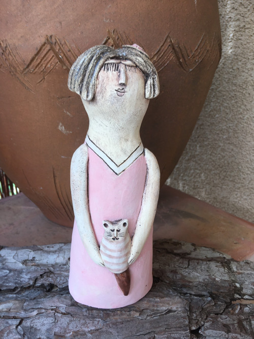 Dívka s kočičkou — foto 2