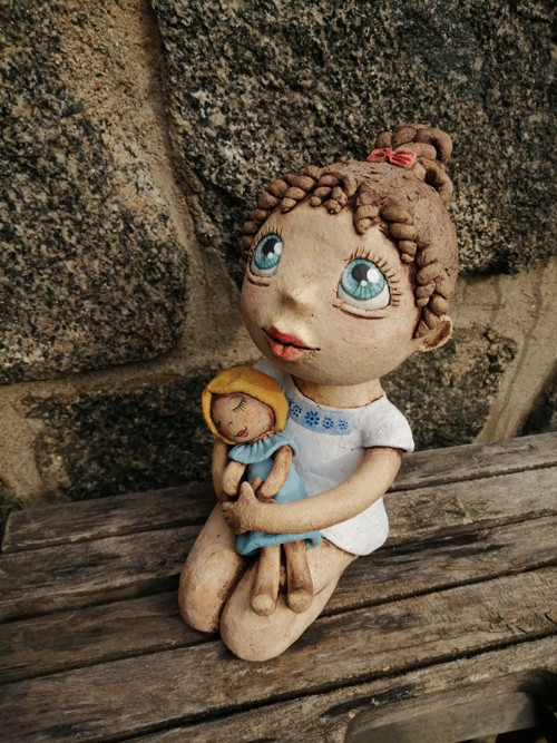 Holčička s panenkou (na přání ) — foto 3