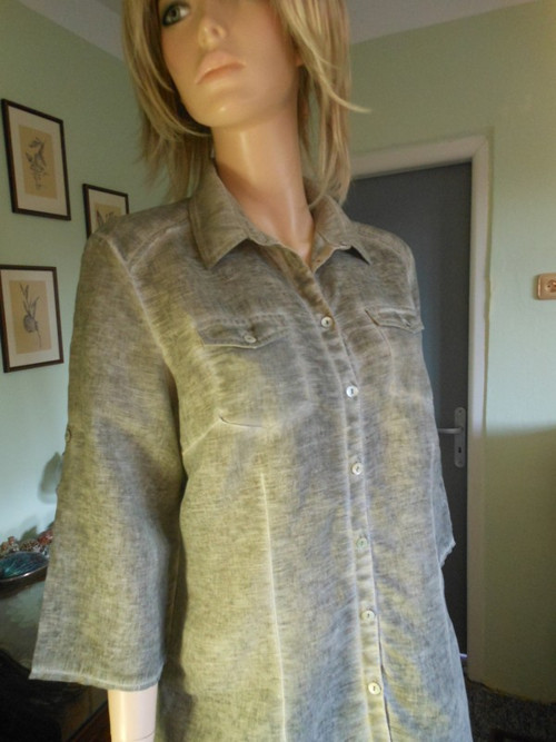 Plátěná tunika, halenka, vel.42 — foto 2