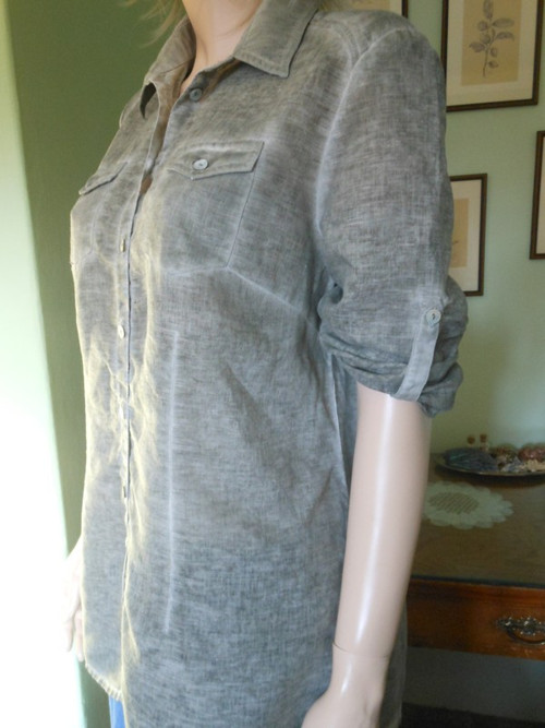 Plátěná tunika, halenka, vel.42 — foto 3