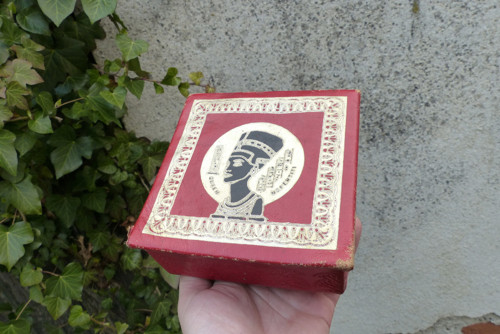 Nefertiti...kožená krabička, šperkovnice — foto 3