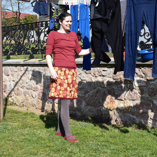 Sukně "S láskou k chryzantémám" — foto 2