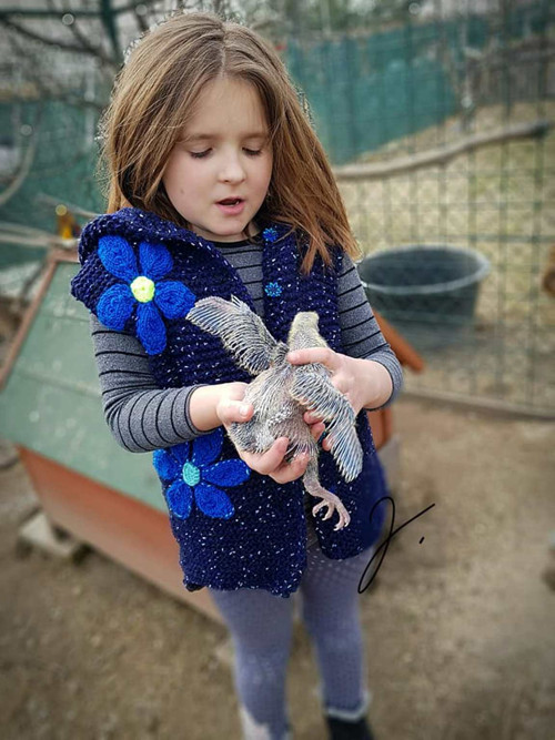 Vestička s kapucňou - kvety — foto 3