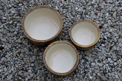 Miska vel.2/střední/-modrá popínavka-ihned — foto 5