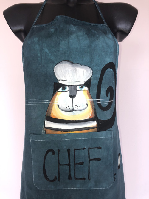 Zástěra CHEF mlsný kocour — foto 3
