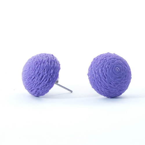 Náušnice bobule dark violet — foto 2