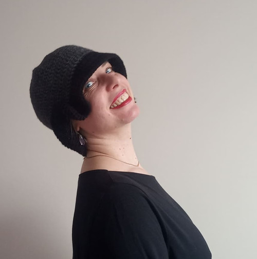 Madam Krajewska v mini - háčkovaný klobouk — foto 4