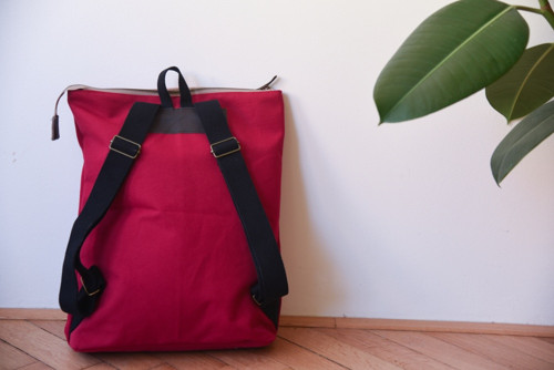 JUSTBACKPACK - batoh - červený — foto 2