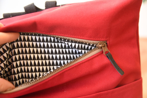 JUSTBACKPACK - batoh - červený II — foto 3