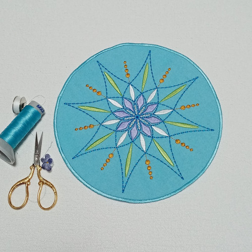 Aplikace Mandala XXL JEDINÝ KUS — foto 2