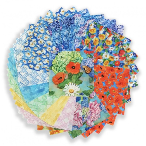 Vibrant Garden - Charm Pack -42 ks — foto 2