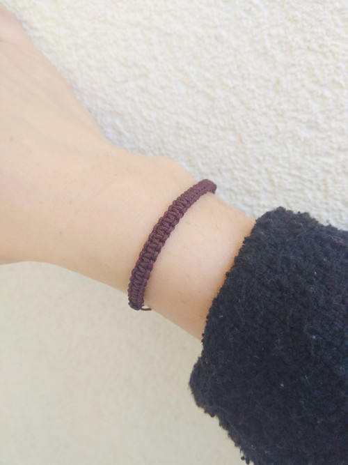 Hnědý náramek Shamballa — foto 5