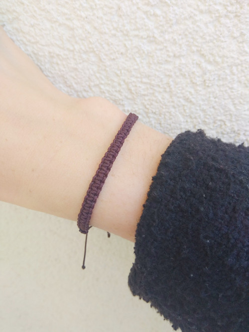 Hnědý náramek Shamballa — foto 6