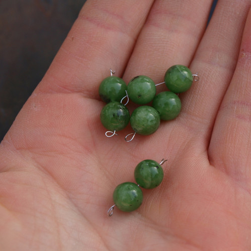 Nefrit, pár 1 cm — foto 5