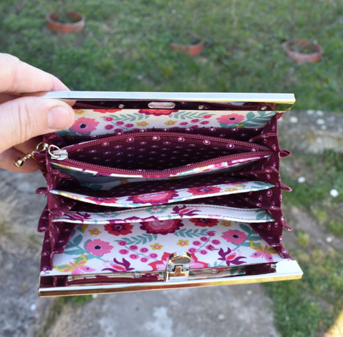 Rámečková peněženka - Folkloreček (15 cm) — foto 5