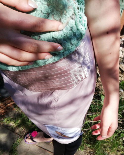 Pouzdrová sukně ptačí — foto 4