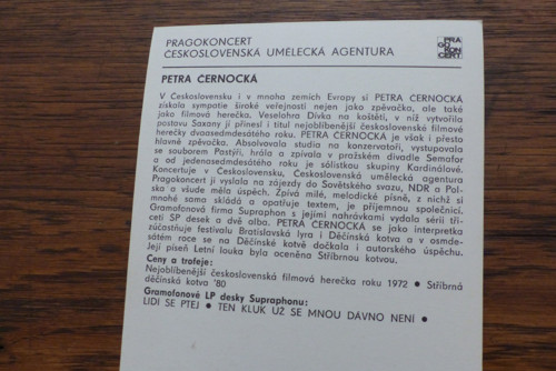 Petra Černocká...kartička Pragokoncert — foto 2