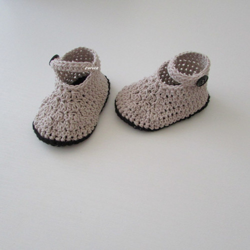Háčkované botičky (12 cm) — foto 3