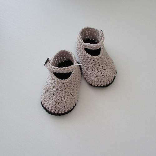 Háčkované botičky (12 cm) — foto 2