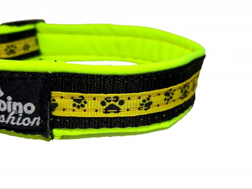 Obojek Tlapky yellow softshell — foto 2