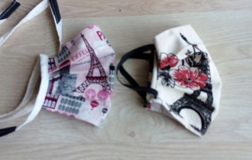 2 bavlněné roušky EIFFELOVKA — foto 2