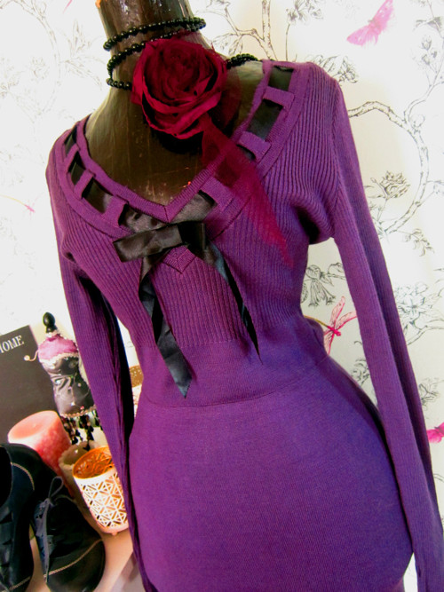 Šaty violet chic — foto 2