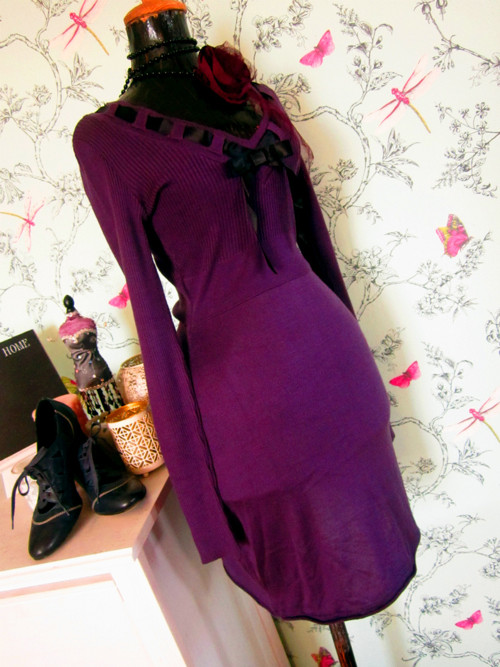 Šaty violet chic — foto 3